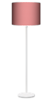 Lampa stojąca MAXI - Czerwony zygzak