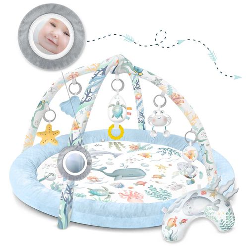 Mata edukacyjna interaktywna Ocean Nukido - niebieska na Arena.pl