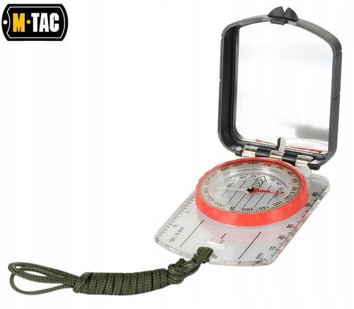 Kompas mapowy kartograficzny z lusterkiem M-Tac Small na Arena.pl