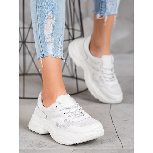Skórzane Białe Sneakersy r.38 na Arena.pl