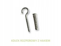 KOŁEK ROZPROWY DO MURU DO MONTAŻU ŻAGLI