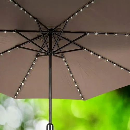 Lampki solarne pod parasol ogrodowy na Arena.pl