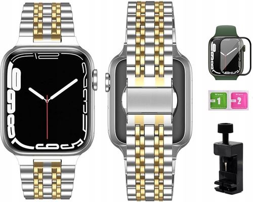 BRANSOLETA PASEK DO APPLE WATCH 1 2 3 4 5 6 7 8 9 SE 38mm/40mm/41mm + SZKŁO na Arena.pl