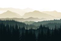 Fototapeta Góry Vinyl Gładki 368x254