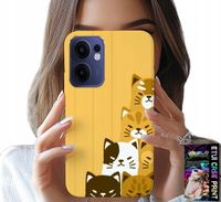 ETUI DO OPPO FIND X5 LITE - LOVE CAT, WZORY Z KOTAMI, CASE + SZKŁO