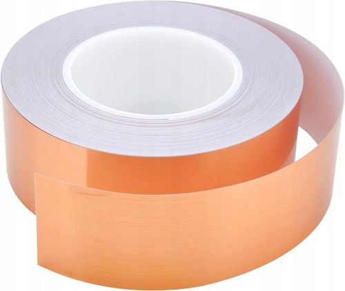 TAŚMA MIEDZIANA ODSTRASZAJĄCA ŚLIMAKI PRZECIW ŚLIMAKOM SAMOPRZYLEPNA 25M na Arena.pl