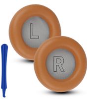Nauszniki Gąbki Pady do BEOPLAY HX Skóra Naturalna Pomarańczowe