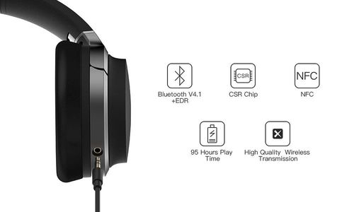 SŁUCHAWKI EDIFIER W830 CZARNY BLUETOOTH APTX na Arena.pl