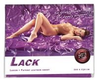 vinyl bed sheet purple 200x230