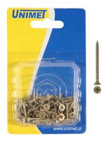 wkręt do drewna ocynk zółty 3.5*45mm op-50szt - 509 3.5*45uc