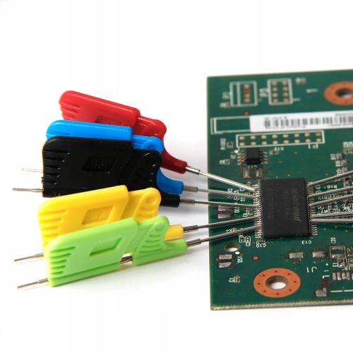 CHWYTAKI POMIAROWE SMD TRZYMAKI PRECYZEJNE 90° KLIPSY DO PROGRAMOWANIA na Arena.pl