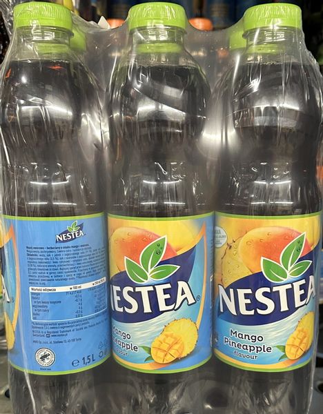 Nestea Ice Tea 1,5l Herbata mango-ananas - karton zdjęcie 1