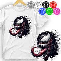 KOSZULKA DZIECIĘCA T-SHIRT - VENOM SPIDER MAR.VEL - M 134-140