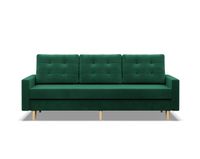 Kanapa trzyosobowa, MILO, velvet, 212x92x92, butelkowa zieleń | TYLETEGOTU