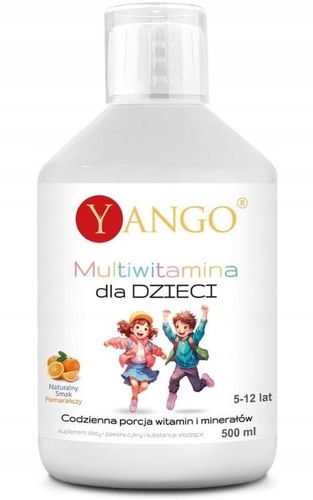 Multiwitamina dla dzieci 500 ml smak pomarańczowy YANGO na Arena.pl