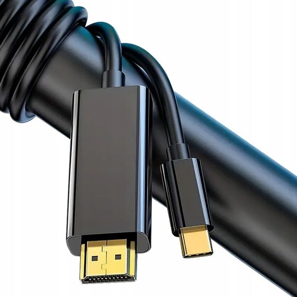 KABEL USB-C 3.1 TYP C DO HDMI 4K ADAPTER 200CM zdjęcie 3