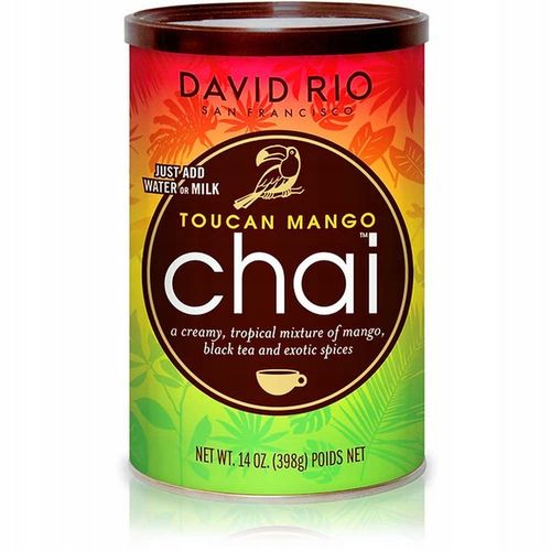 Herbata Chai instant w proszku napój David Rio | Toucan Mango 398g na Arena.pl
