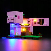 Oświetlenie LED do LEGO 21170 Minecraft Dom w Kształcie Świni zestaw