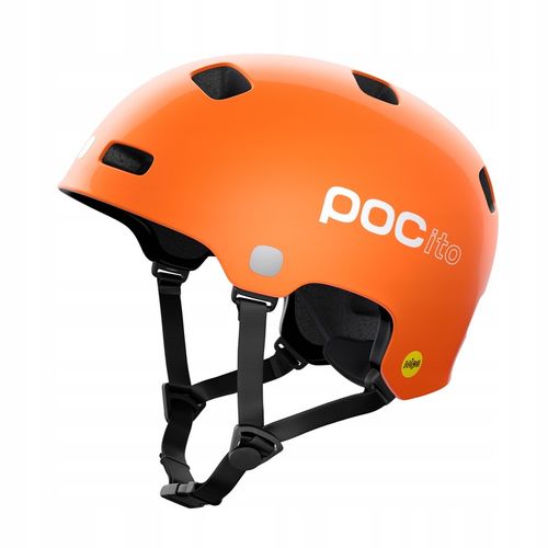 Kask rowerowy POCITO CRANE MIPS M Pomarańczowy na Arena.pl