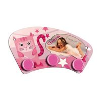 Mini wieszak z MDF-u do sublimacji - różowe kółka