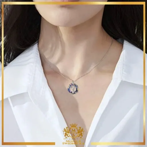 Mennica Świdnicka - Srebrny Naszyjnik Kolczyki Komplet Srebro Prezent zdjęcie 6