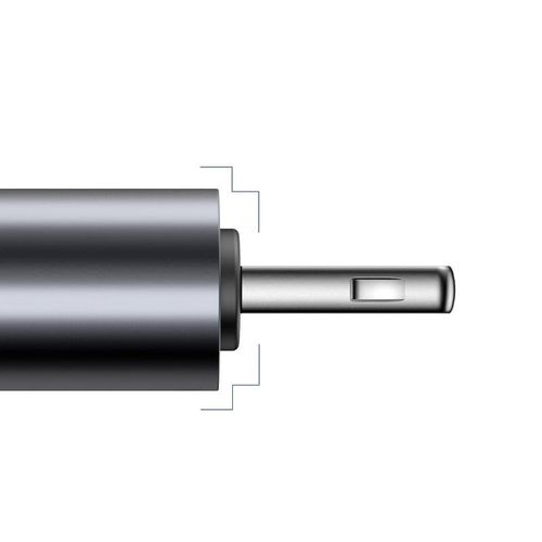 Kabel sprężynowy Lightning Baseus Spring 1m 2A (czarny) na Arena.pl