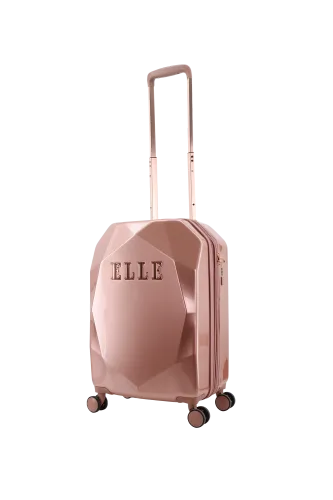 Walizka ELLE DIAMOND  S różowa na Arena.pl