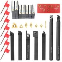 ZESTAW NOŻY TOKARSKICH SKŁADANYCH NÓŻ TOKARSKI 12mm 21el. NOŻE TOKARSKIE