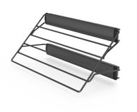 Wieszak boczny na spodnie, pełny wysuw, samodomyk, antracyt