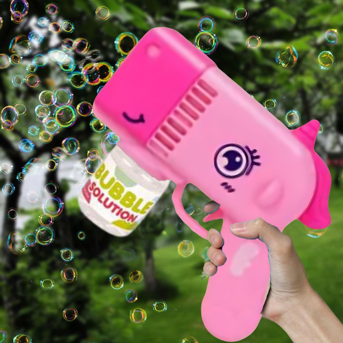 pistolet na bańki mydlane aparat do tworzenia baniek mydlanych + płyn na Arena.pl