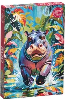 Puzzle 500 elementów. Szczęśliwy hipopotam 20272