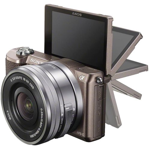 Aparat SONY ILCE-5100L brązowy na Arena.pl