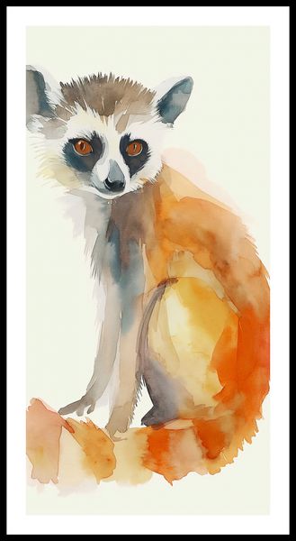 Plakat 50x100cm Lemurek zdjęcie 3