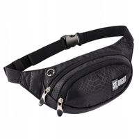 Saszetka na pas torba nerka ST.RIGHT skóra węża, SHINY SNAKE WĄŻ