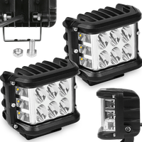 2X MOCNA LAMPA ROBOCZA 12 LED CREE 3000LM COMBO 9-30V 35W WODOODPORNA IP65
