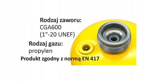 Butla KARTUSZ NABÓJ GAZOWY do palnika Zasobnik GAZ MAP GAS PRO MAPP 1" na Arena.pl