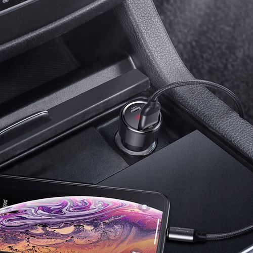 Baseus ładowarka samochodowa Magic PPS QC 3.0+ USB + PD czarna 45W na Arena.pl