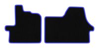 Dywaniki welurowe CARLUX-BLUE do Fiat Ducato III 2006-2014, czarne