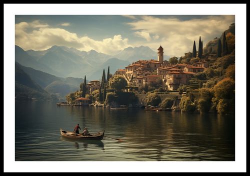 Plakat 60x40cm Spokojna Nostalgia na Arena.pl