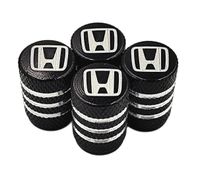 HONDA nakrętki na wentyle ALUMINIOWE kapturki wentylki 4szt. CZARNE