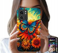 ETUI DO MOTOROLA EDGE 40 - MOTYLE MOTYLKI KWIATKI RÓŻE OBUDOWA