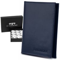 BELTIMORE etui skórzane na karty legitymację dokumenty J006 granatowe