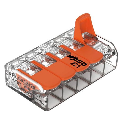 Szybkozłączka 0,2-4mm 5 styków WAGO CLICK linka-d na Arena.pl