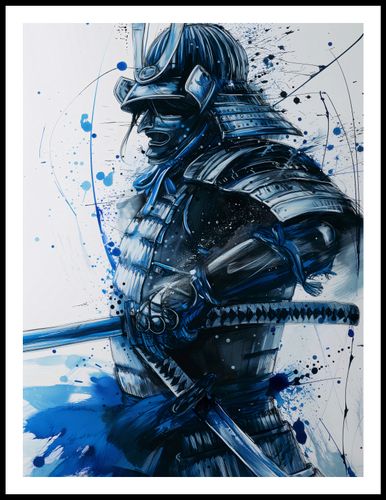Plakat 60x80cm Samuraj w Błękicie na Arena.pl