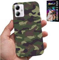 ETUI DO MOTOROLA MOTO G14 - MORO, BARWY WOJSKOWE MILITARIAFAN CASE