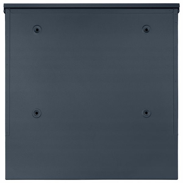 SKRZYNKA POCZTOWA NA LISTY POCZTĘ ANTRACYT NOWOCZESNA +WZÓR NAPIS Z ADRESEM zdjęcie 11