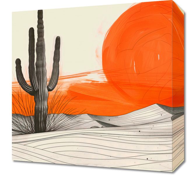 Obraz 40x40cm Kaktus Saguaro zdjęcie 1