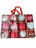 torba na zakupy pp 55 cm x 40 cm x 30 cm bombki świąteczne