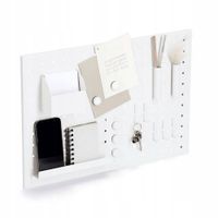 ORGANIZER ŚCIENNY NAD BIURKO METALOWY TABLICA NA PRZYBORY BIUROWE 50x36