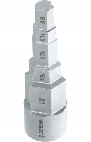 WAART Klucz stopniowy do śrubunków 1/2 kaloryferów zaworów 5 stopni na Arena.pl